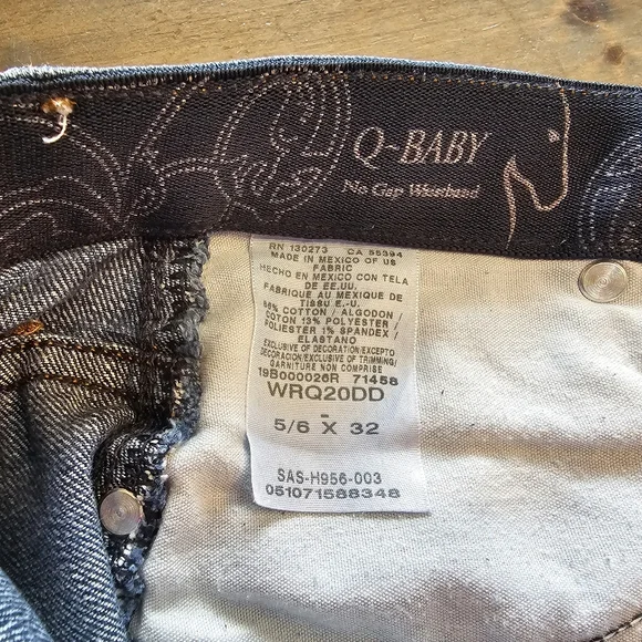 Two Pair Q-Baby Wrangler Jeans 5/6 - Picture 7 of 7